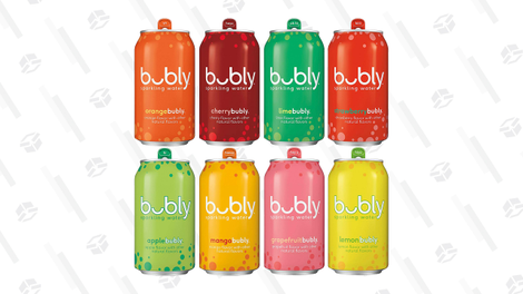 bubly Sparkling Water, Original Sampler, 18 Count | $9 | Amazon | Clip the $1.75 coupon